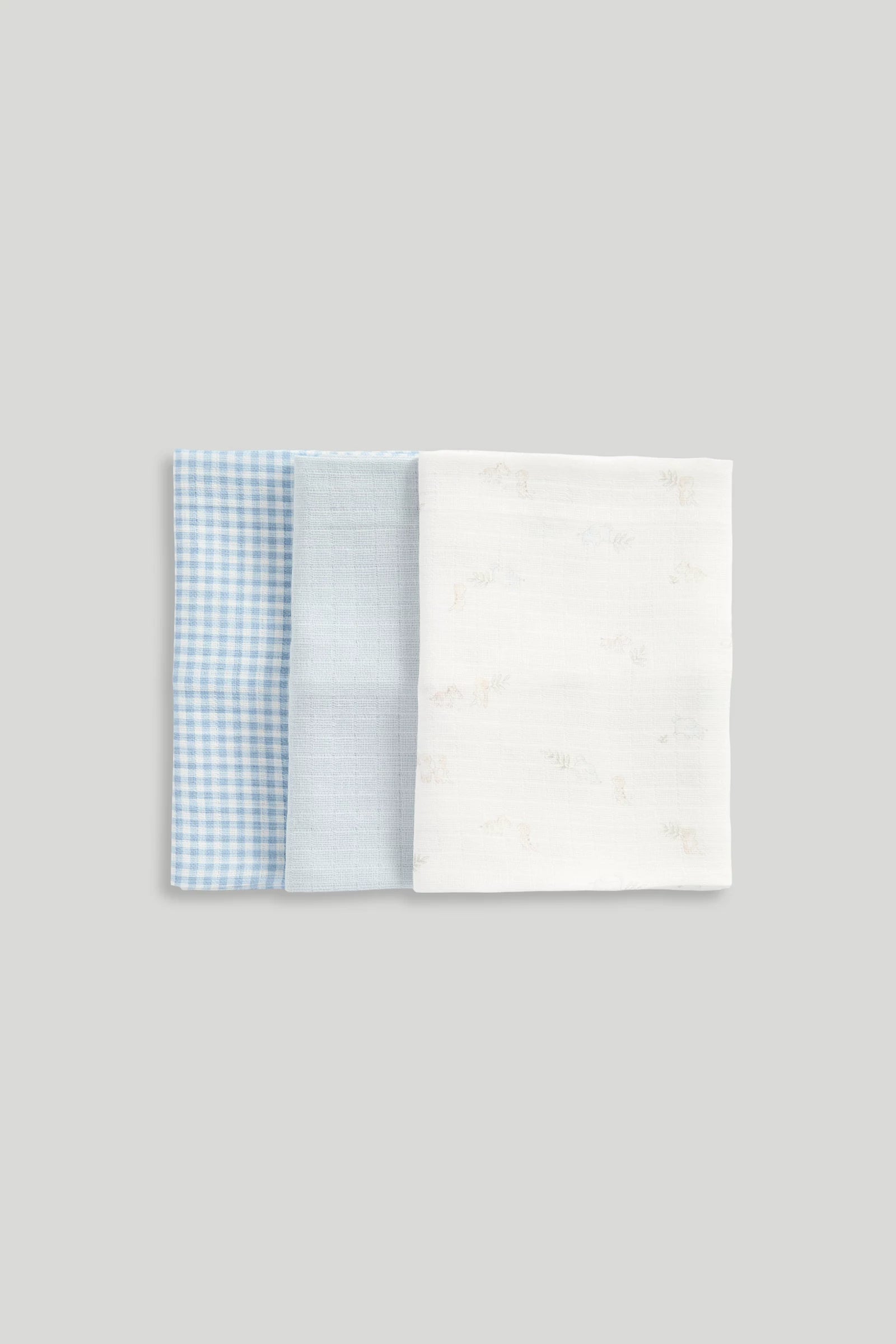 3 Pack Mothercare Muslin Cloths