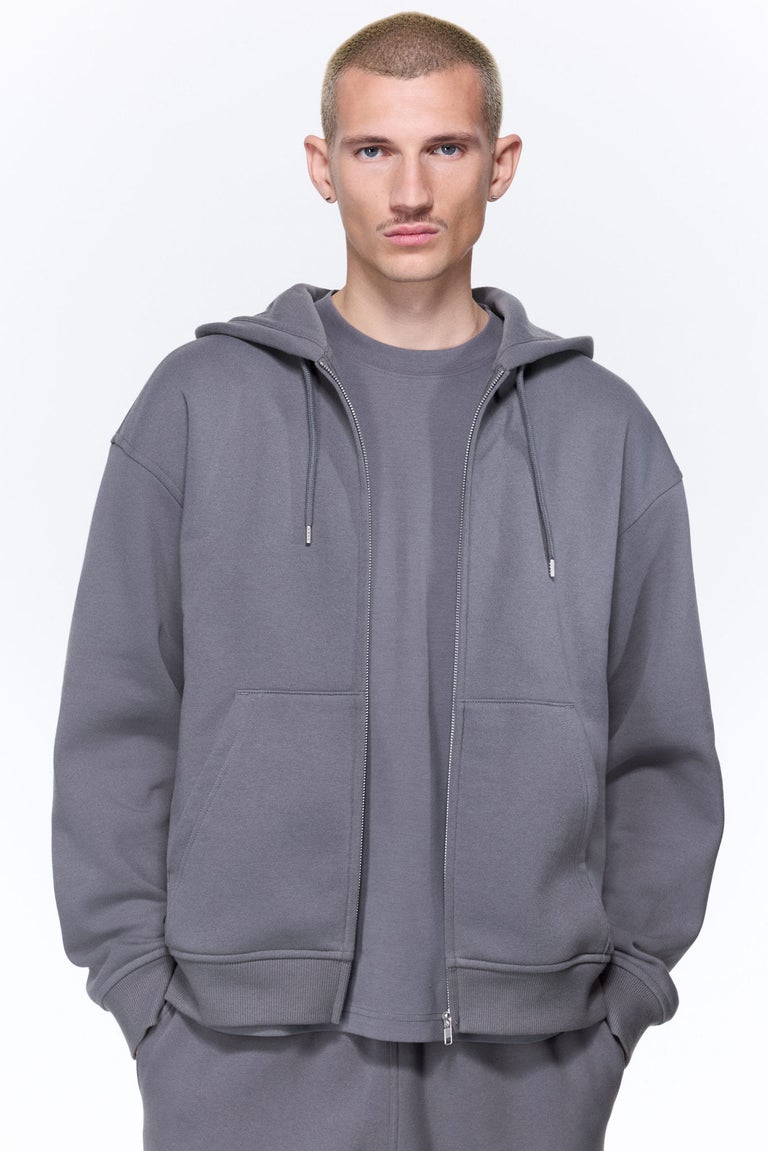 Loose Fit Zip-through hoodie