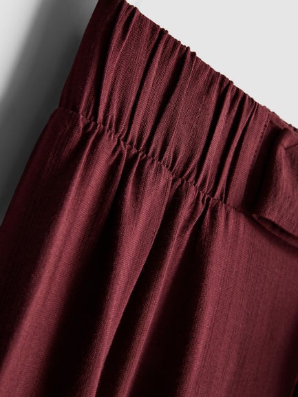 Bow Detail Palazzo Trousers