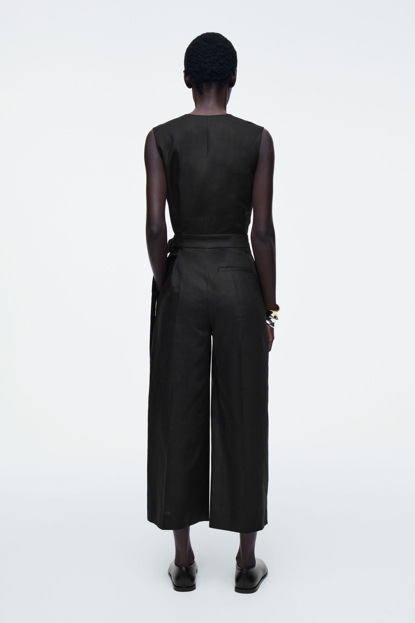Wrap-front Linen Jumpsuit | COS Saudi Arabia