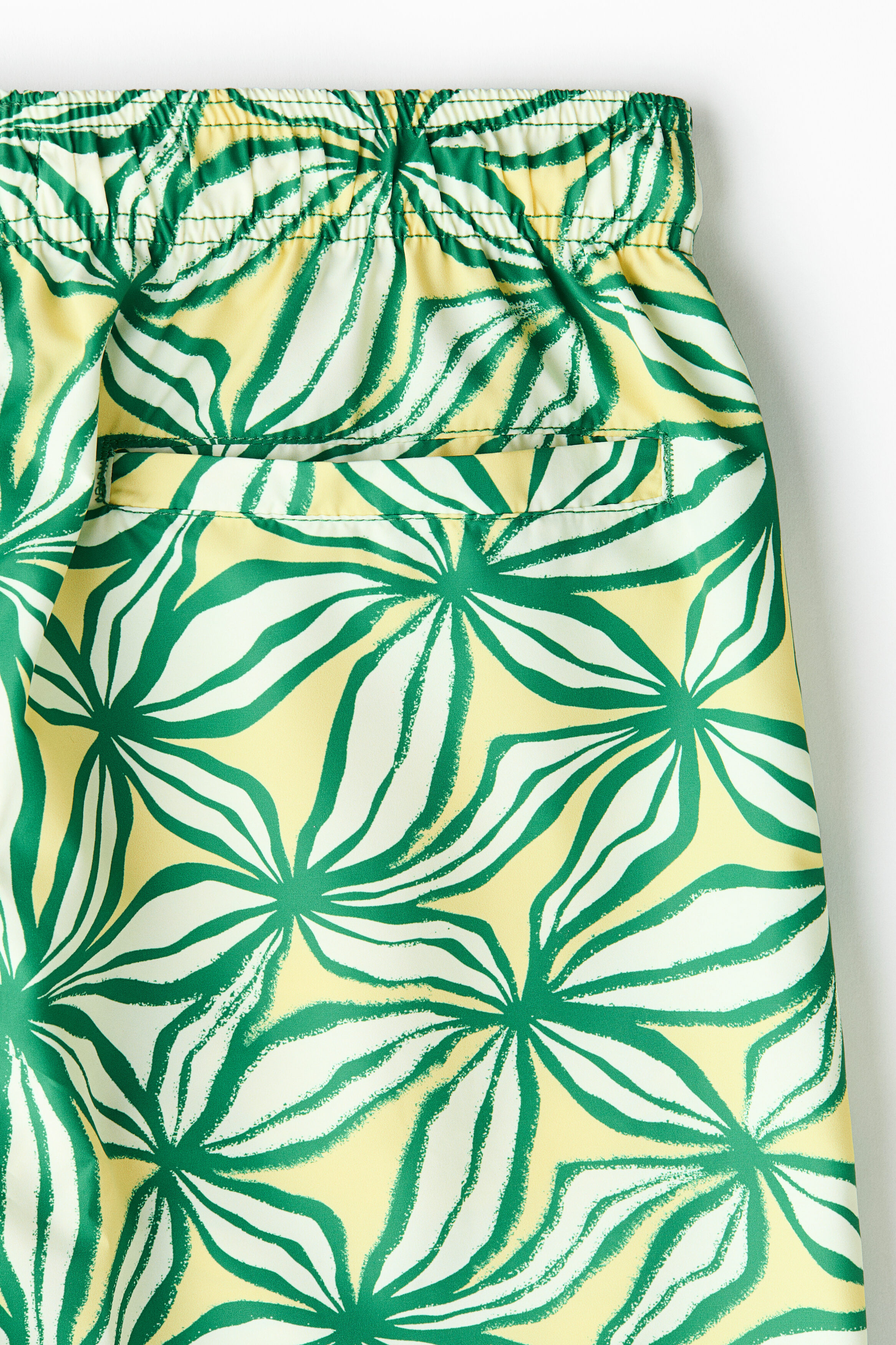 Patterned swim shorts