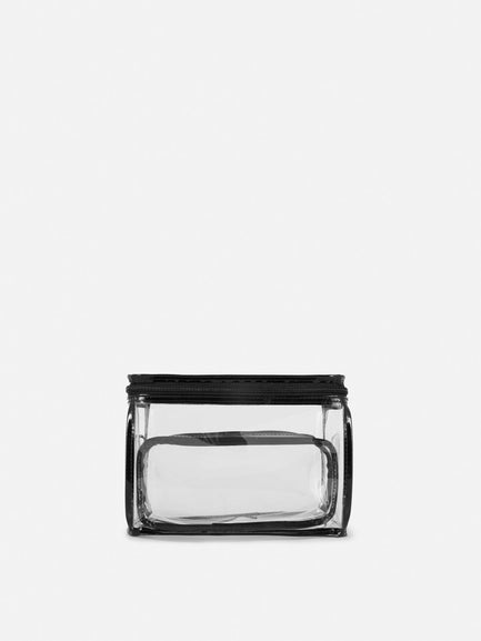 2pk Clear Makeup Bags