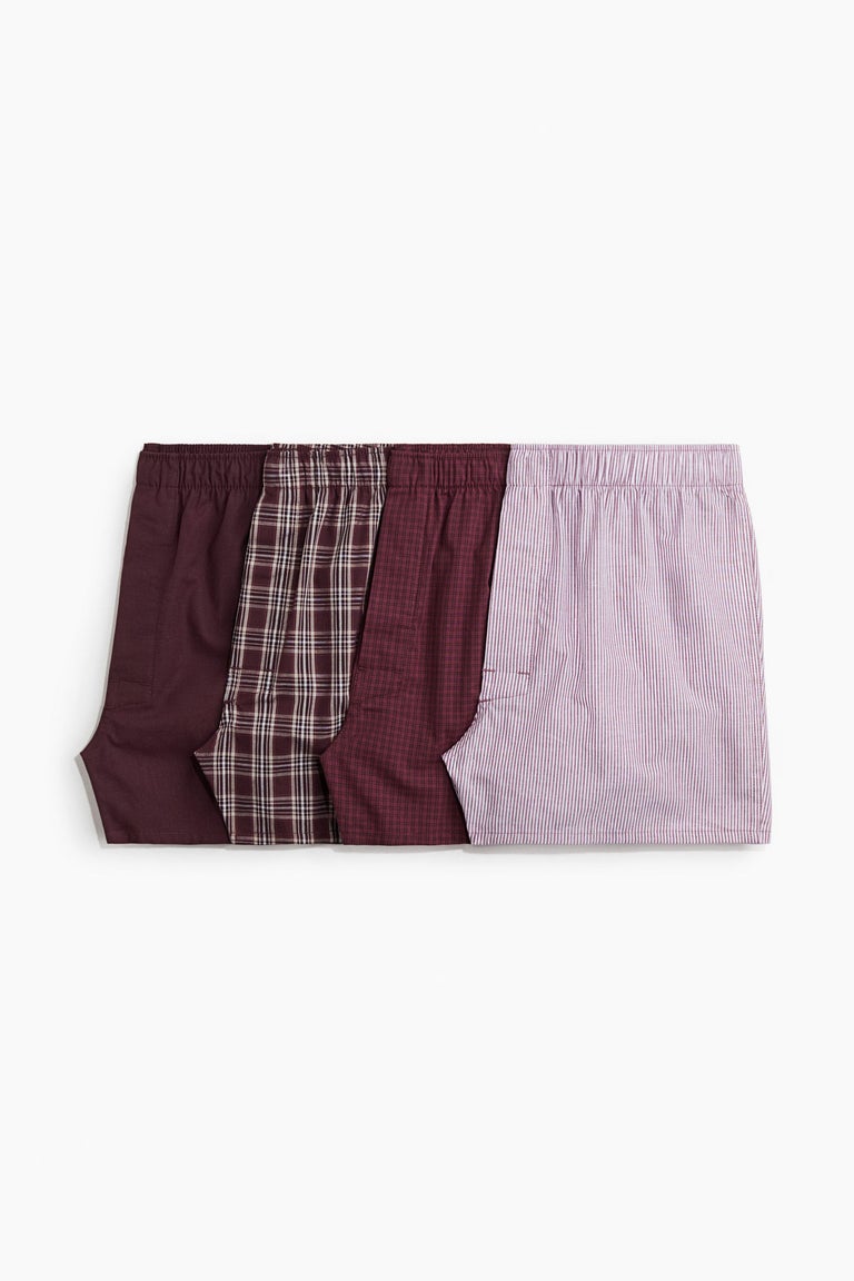 4-pack woven boxer shorts