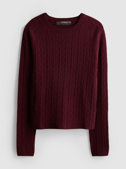 Cable Knit Crew Neck Jumper