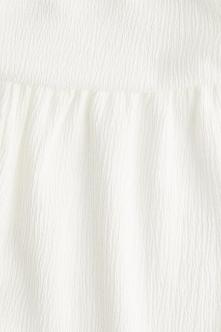 Crinkled balloon-leg trousers