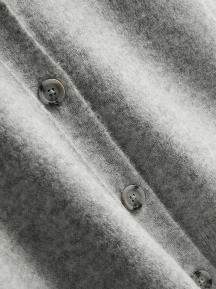 Wool Blend Boyfriend Cardigan