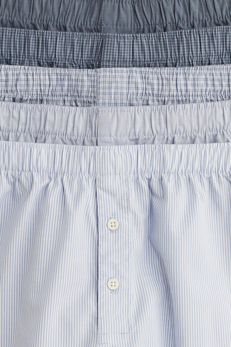 5-pack woven cotton boxer shorts