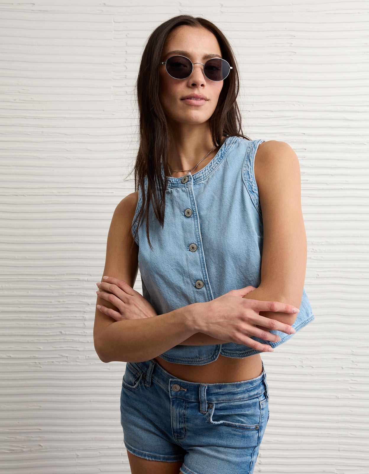 AE Denim Vest