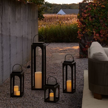 Nara Metal Outdoor Lanterns