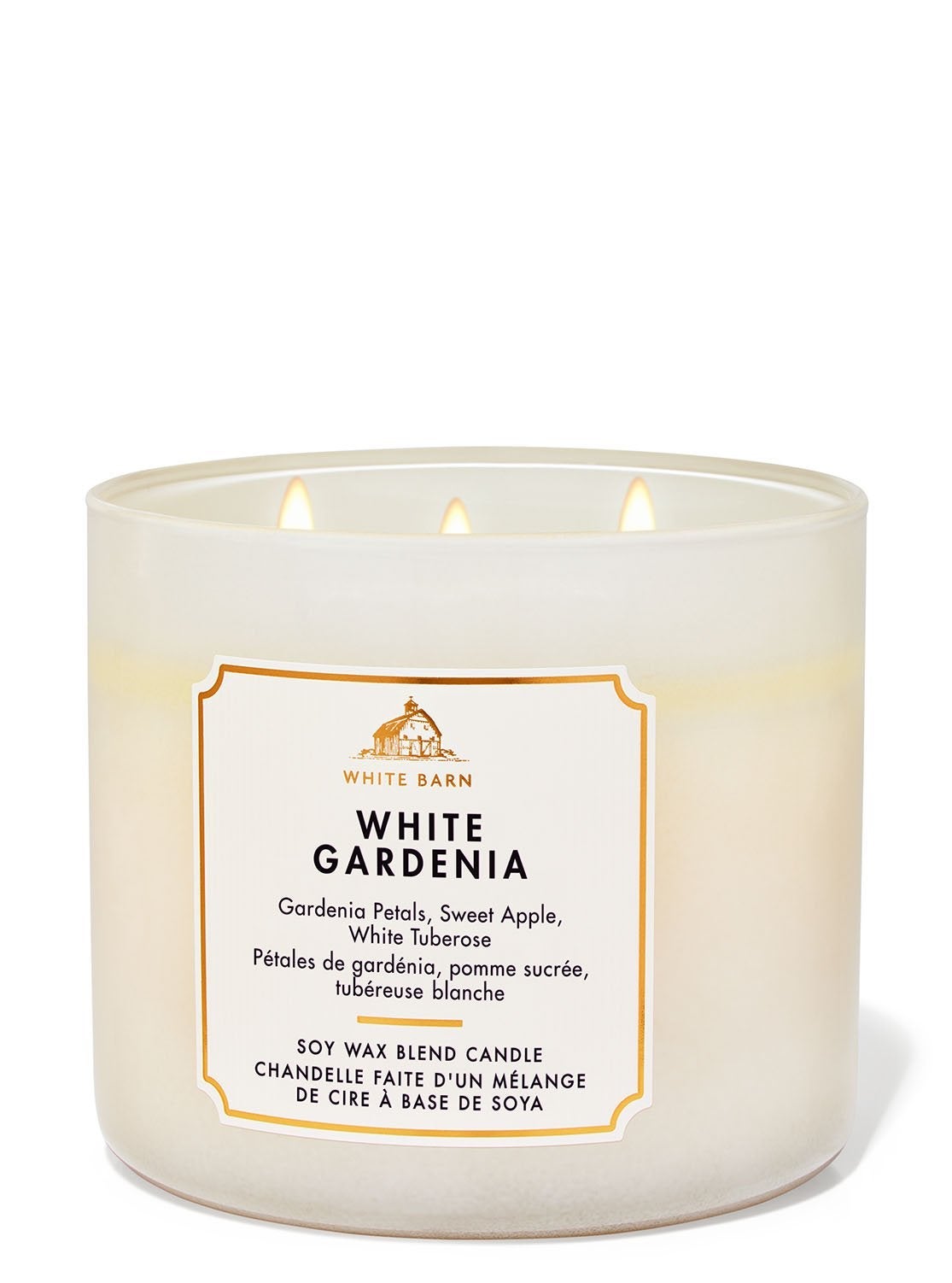 White Gardenia 3-Wick Candle