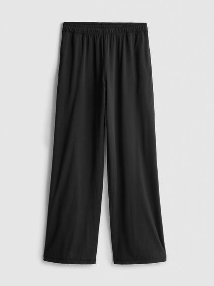 Wide Leg Athleisure Trousers