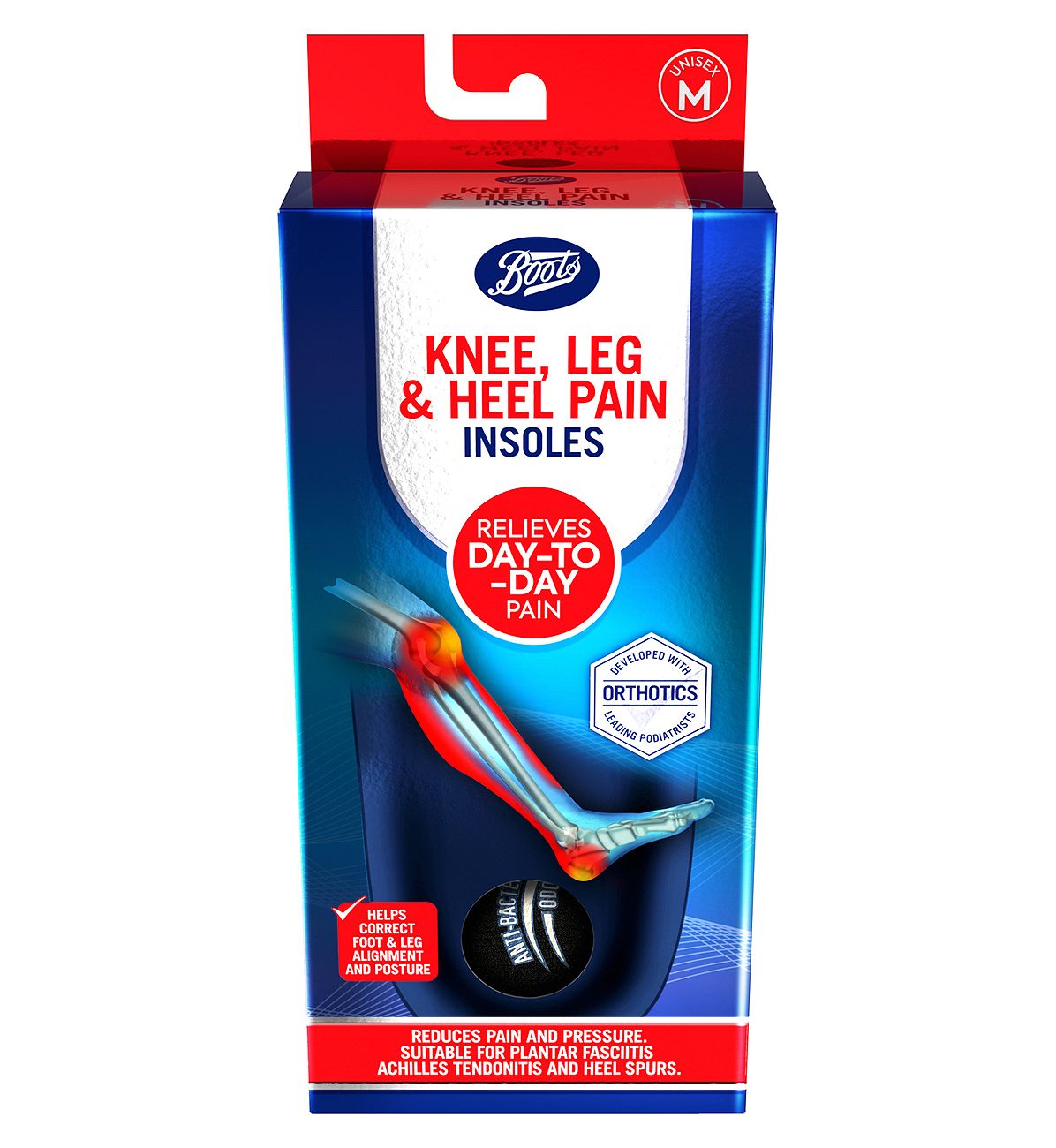 Boots Knee Leg Heel Pain Insoles