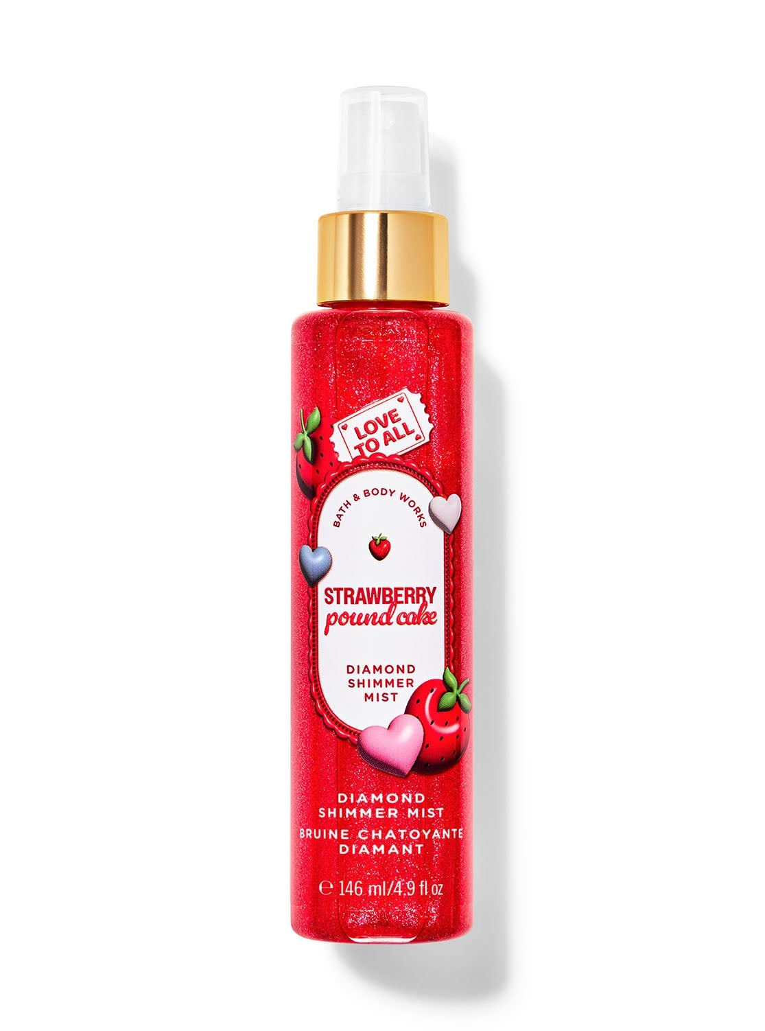 Strawberry Pound Cake Diamond Shimmer Mist | BBW UAE