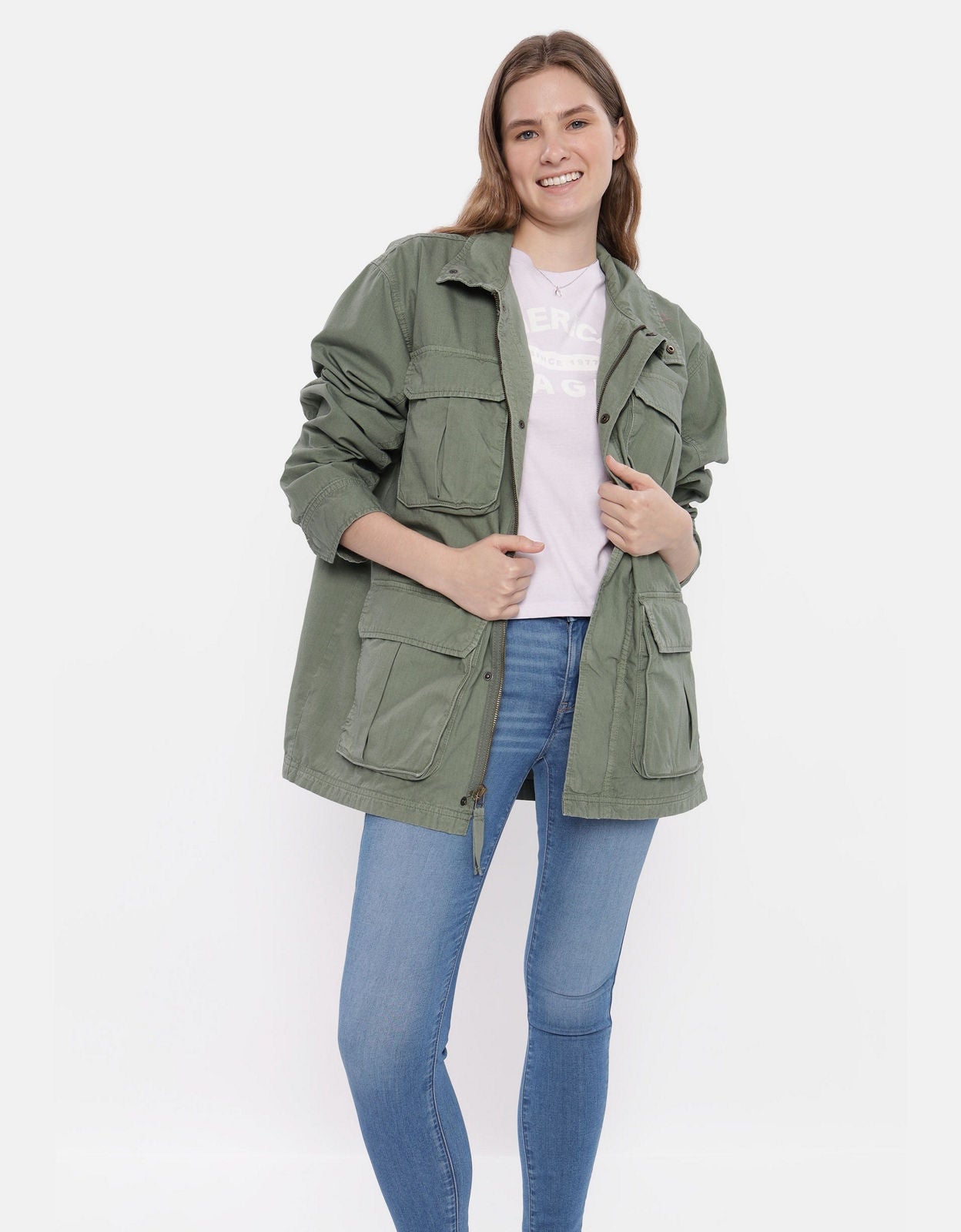 Buy AE Field Jacket online | American Eagle Outfitters