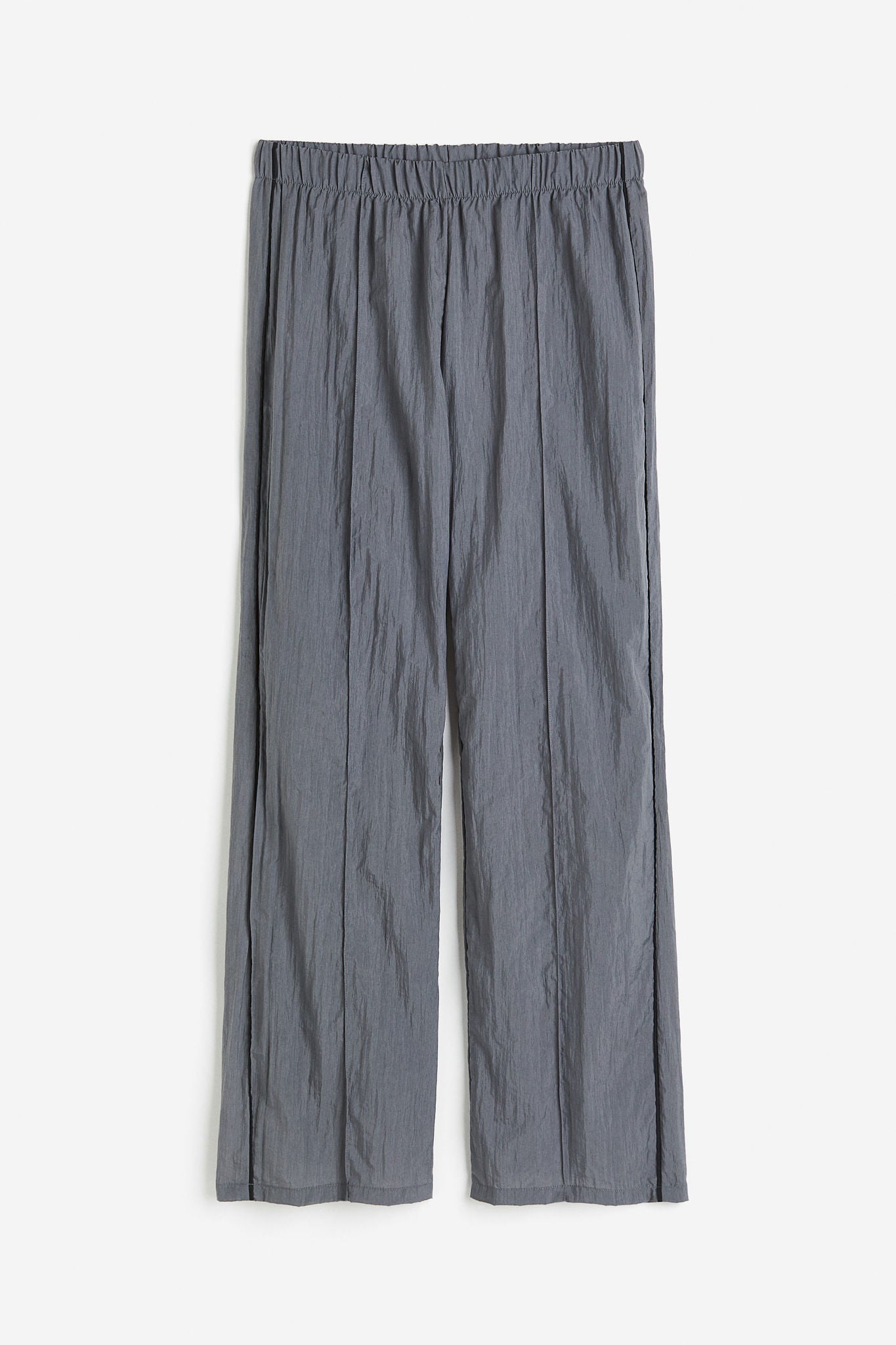 High waisted grey track pants sale