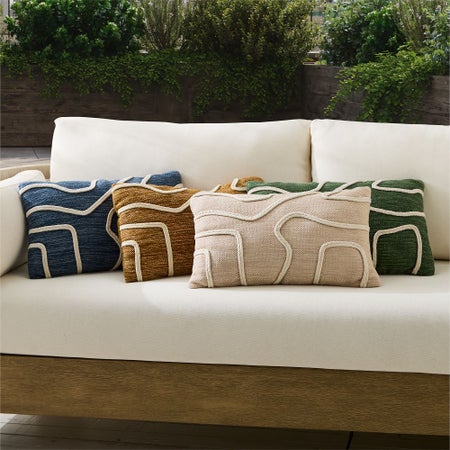 Outdoor Abstract Roping Pillow