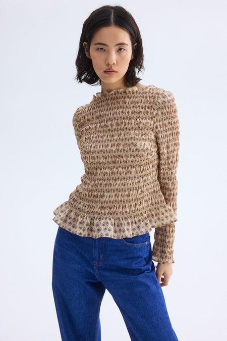 Smocked top