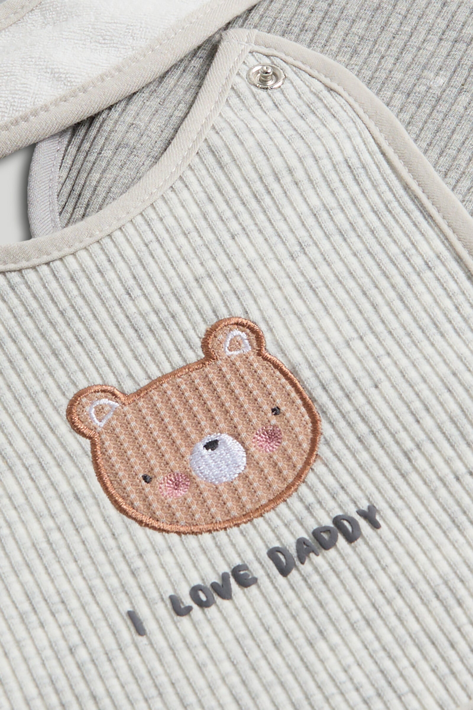 2 Pack Mothercare Newborn Daddy Bibs