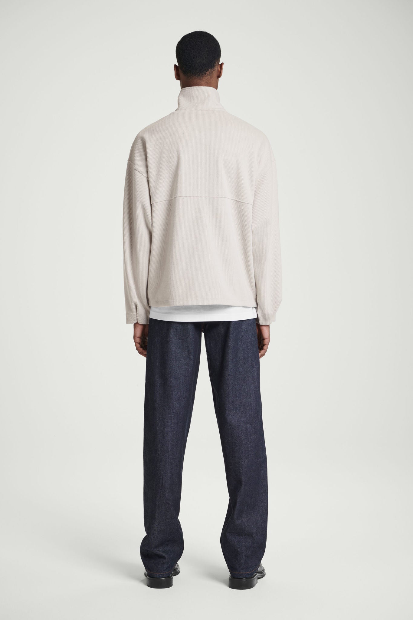 Corduroy-jersey Half-zip Sweatshirt | COS UAE