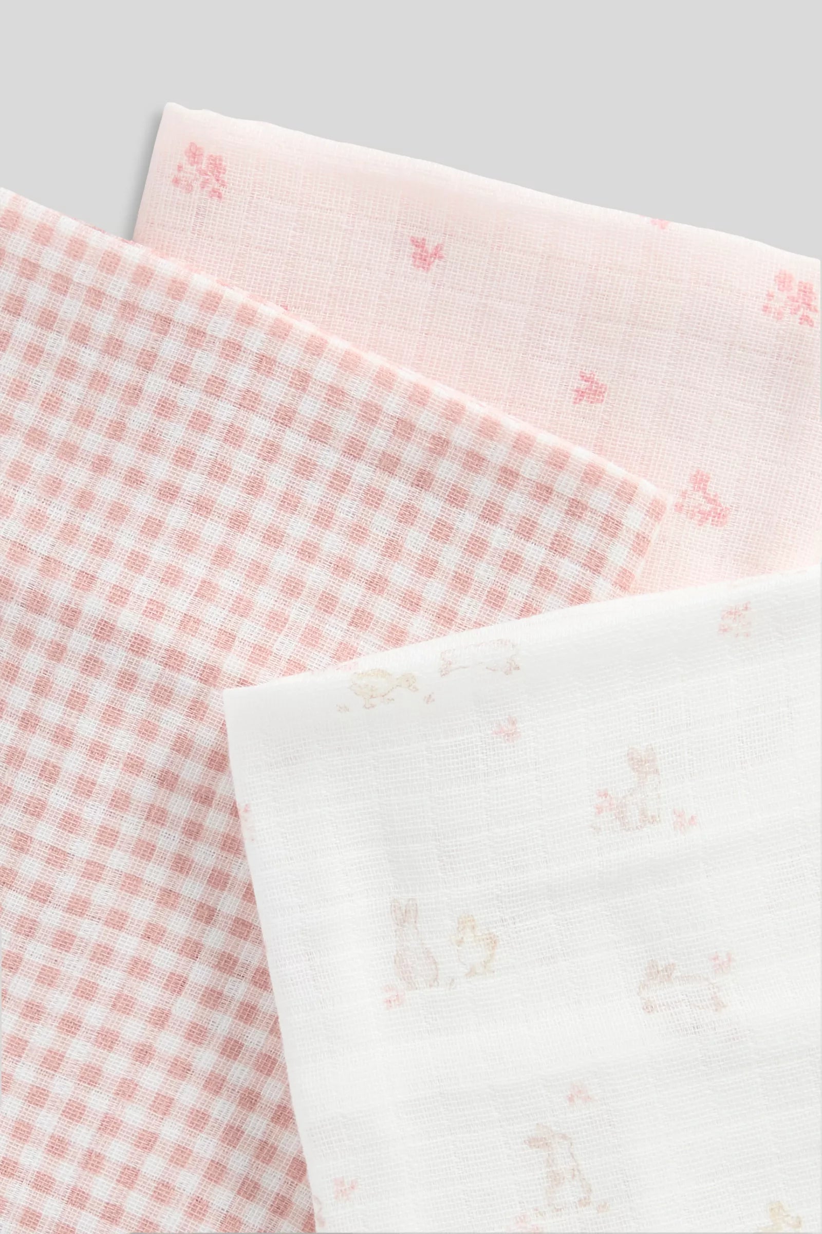 3 Pack Mothercare Muslin Cloths