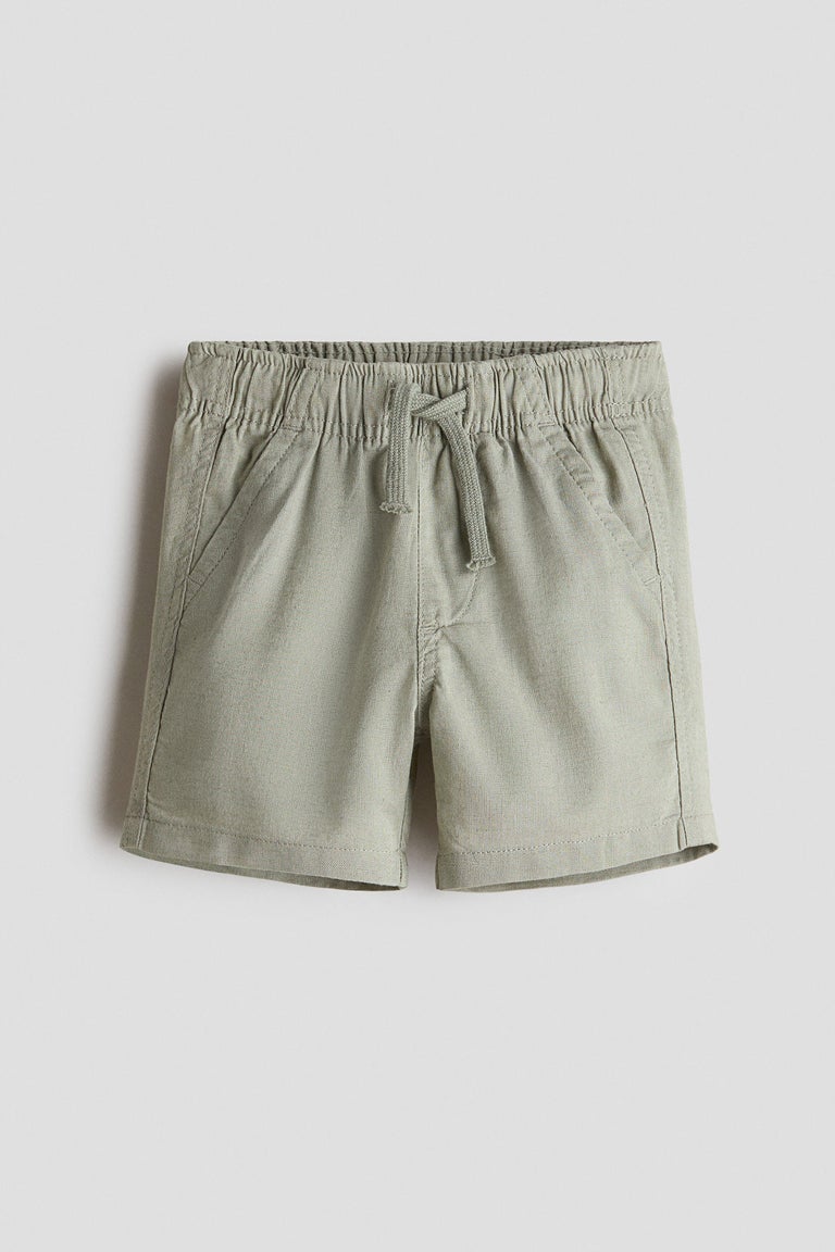 Linen-blend shorts Image 1 of 2