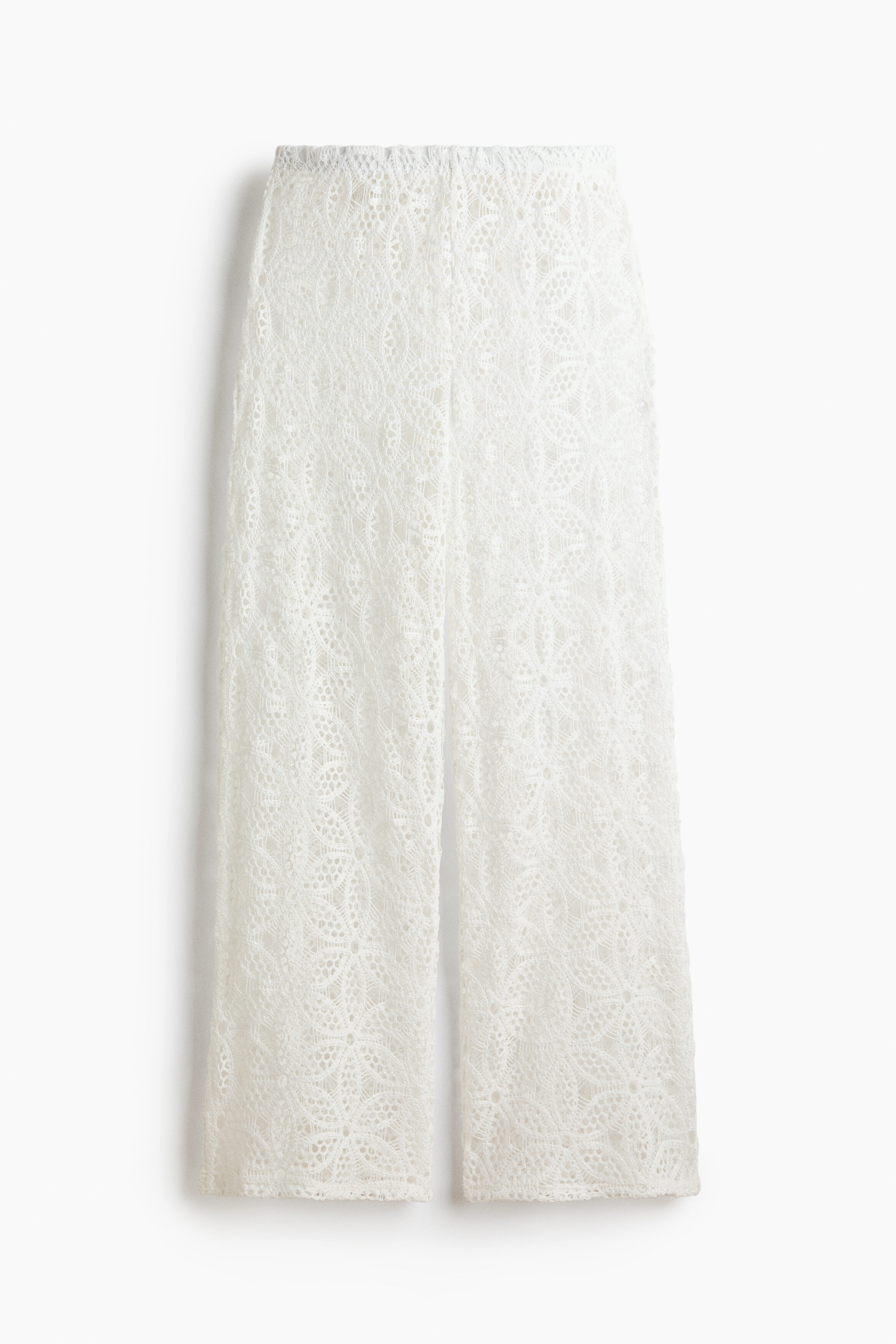 Wide lace trousers
