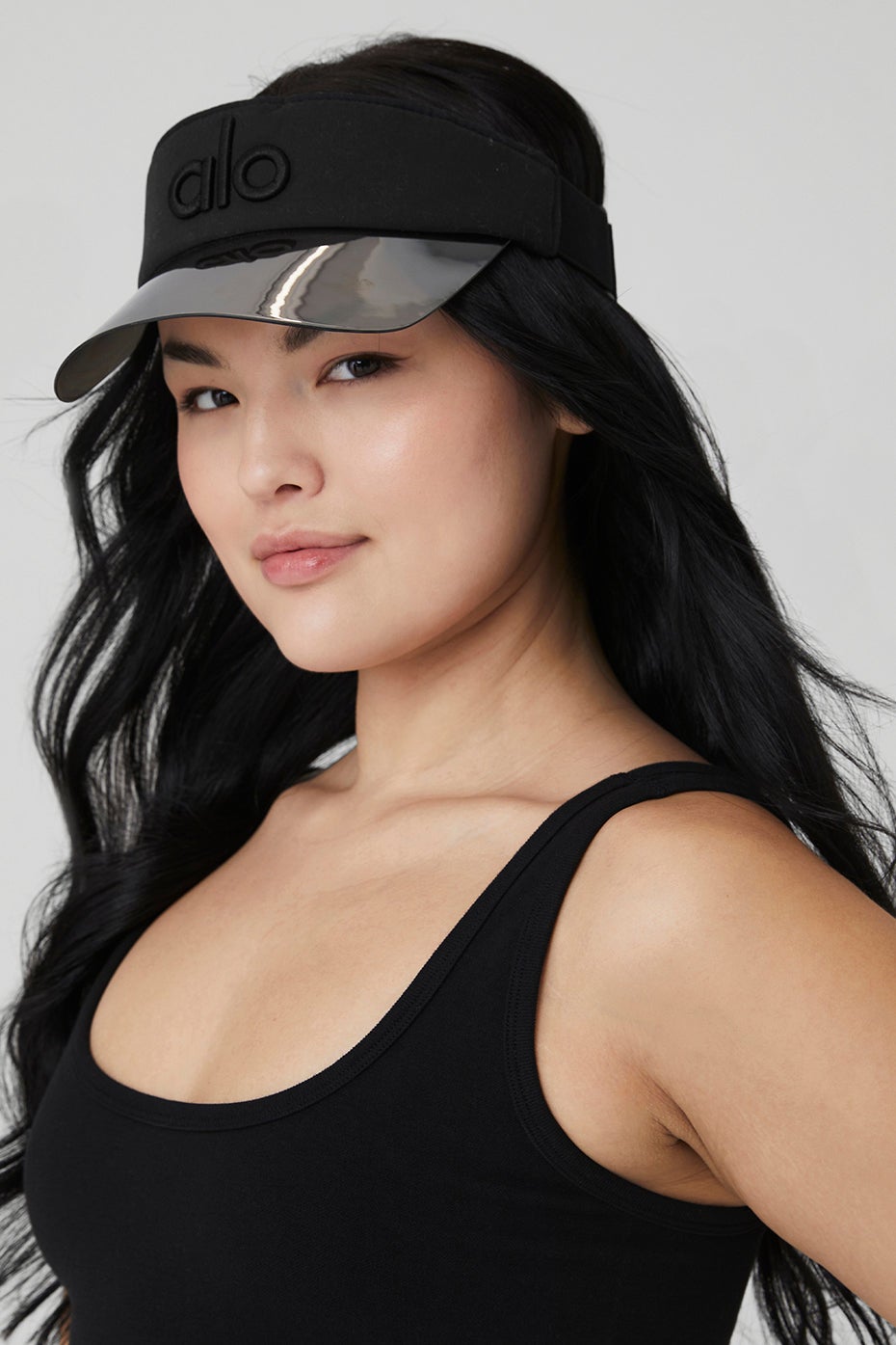 ALO Yoga サンバイザー SOLAR VISOR ブラック 送料無料 Airlift Solar Visor - Black | ALO