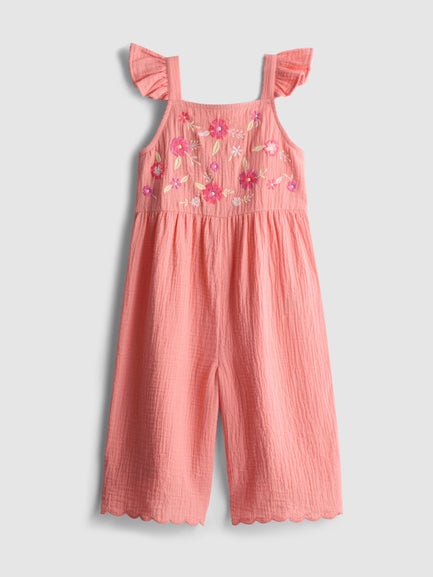 Floral Embroidered Jumpsuit