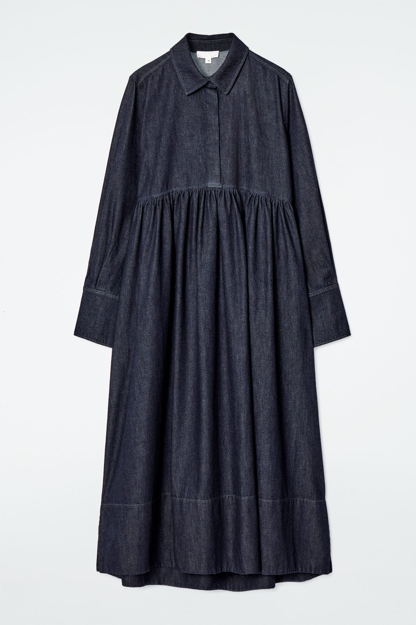 ワンピース COS OVERSIZED DENIM MIDI SHIRT DRESS DENIM MIDI SHIRT DRESS - DARK INDIGO | COS