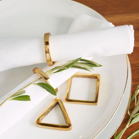 Stackable Napkin Ring Set (Set of 4)