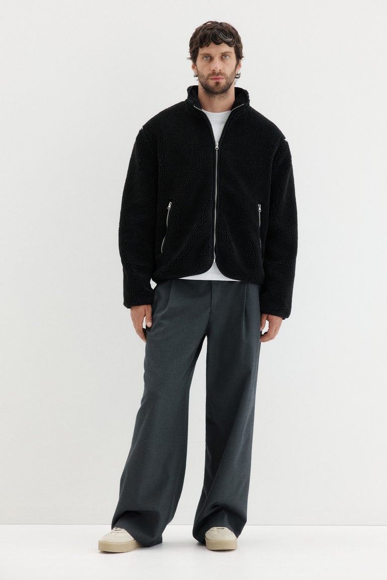 Regular Fit Teddy jacket