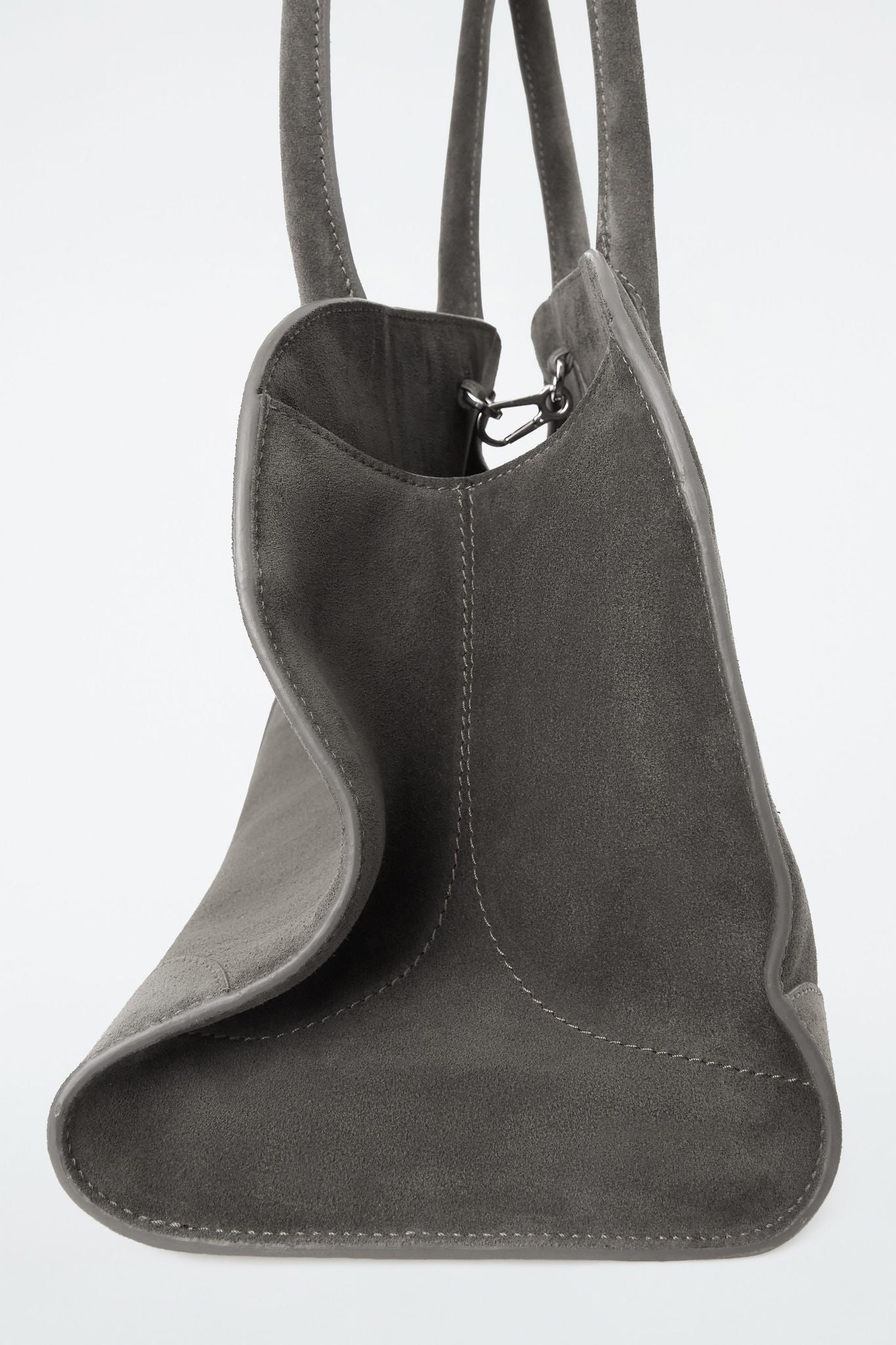 Shop SMALL STUDIO BOWLING BAG - LEATHER online | COS UAE