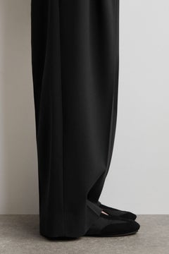 SUEDE-NYLON MARY-JANE TRAINERS — Black dark 6