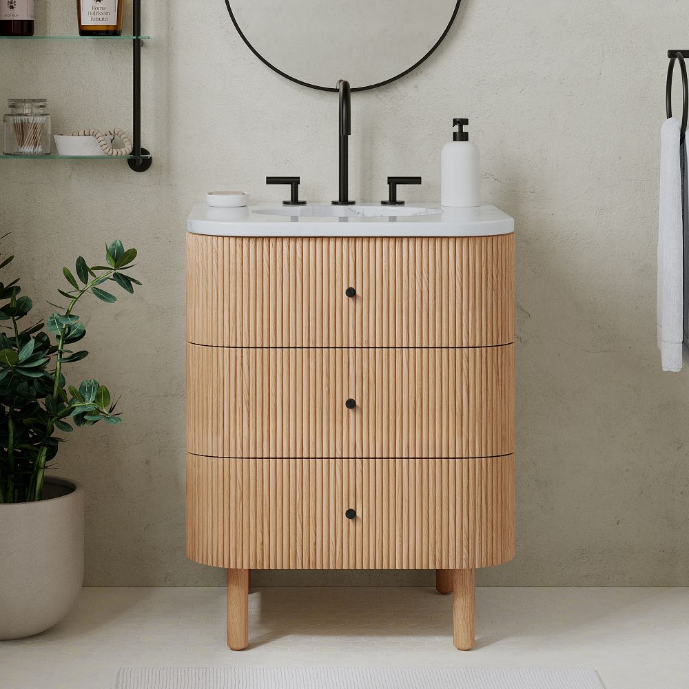 Ellington Single Bathroom Vanity (24–36) | West Elm Saudi Arabia, حجم الصورة 1000x1000