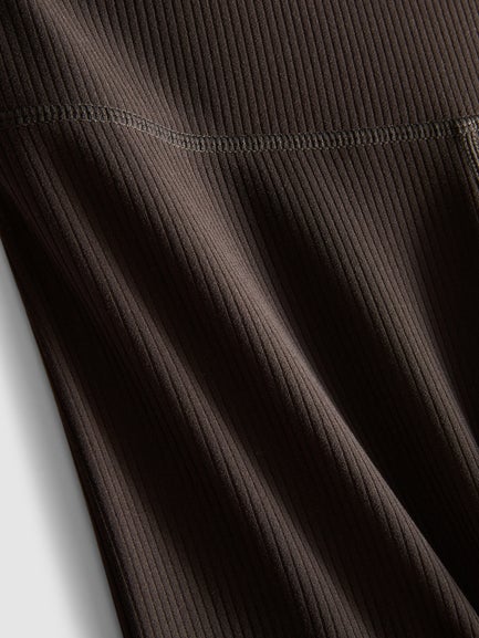 High Waisted Ribbed Active Leggings