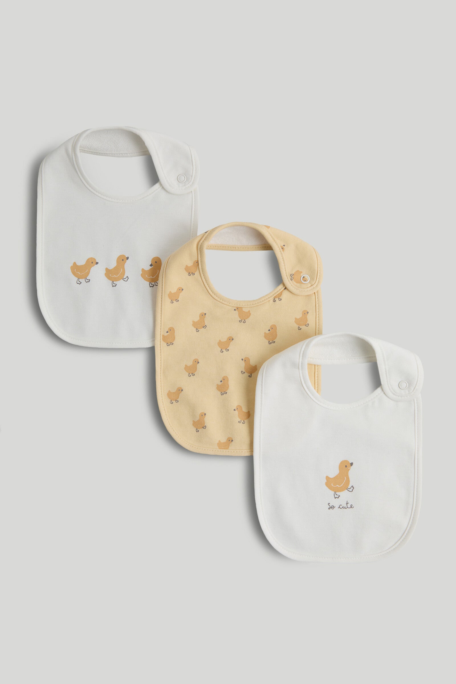 3 Pack Duckling Newborn Bibs