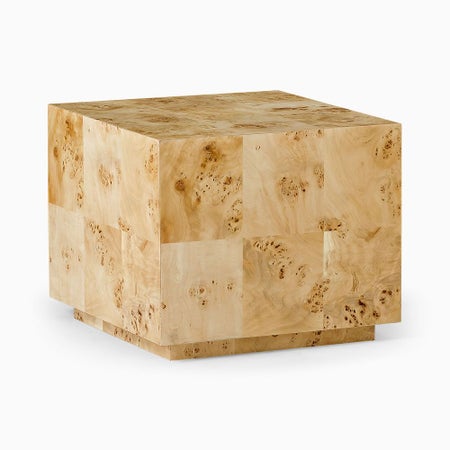 Volume Square Side Table (20") - Burl Volume Square Side Table (20") - Burl