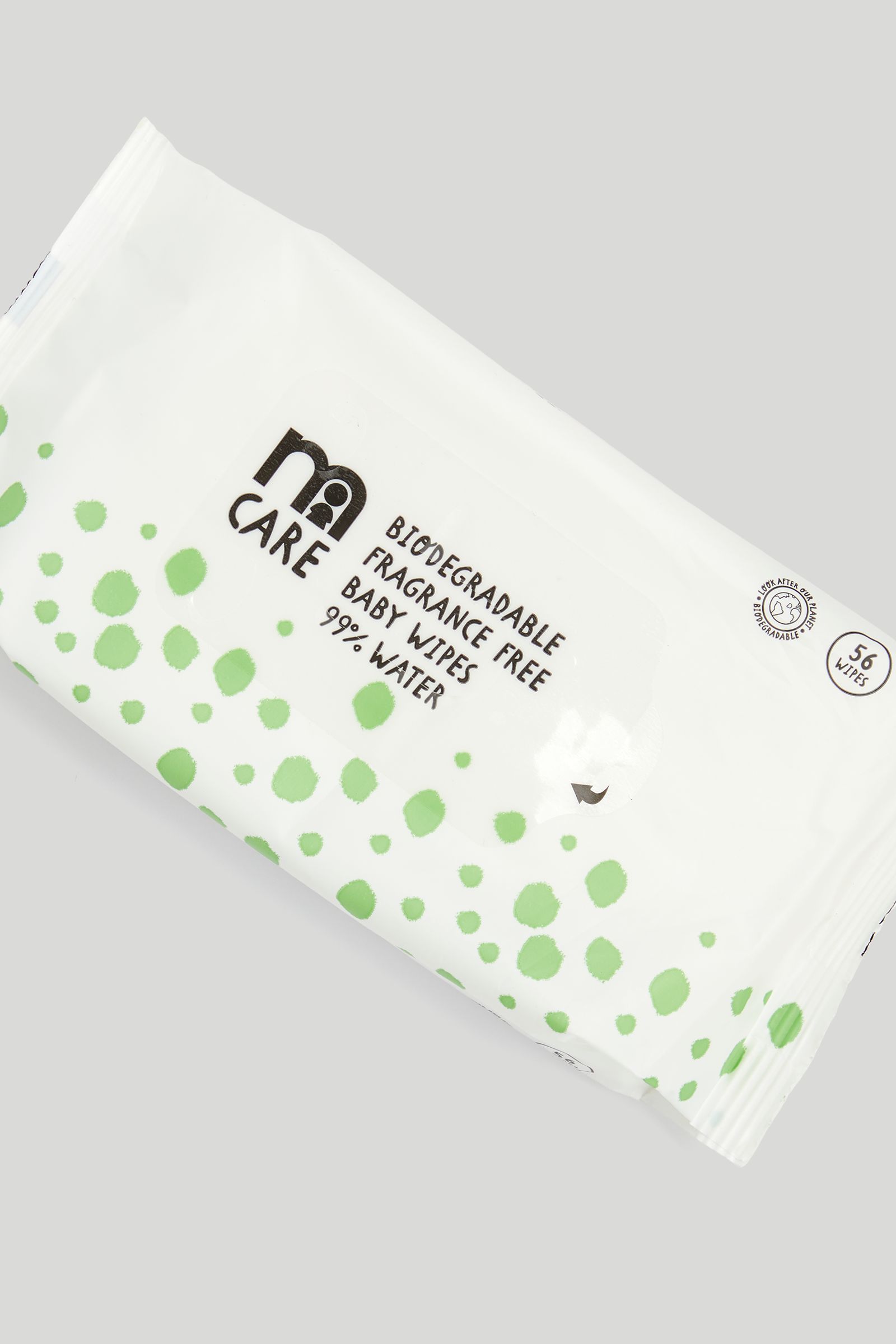Mothercare Fragrance-Free Water Wipes - 4 x 56 Pack