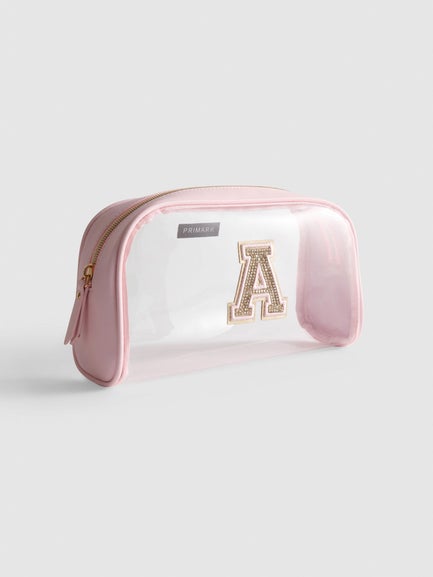 Initial Clear Make Up Bag