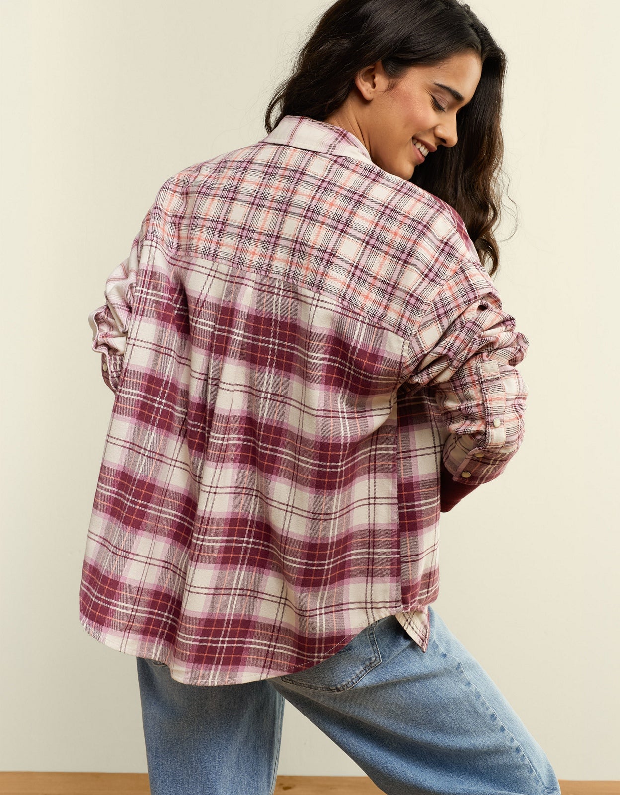 AE Oversized Flannel Shirt