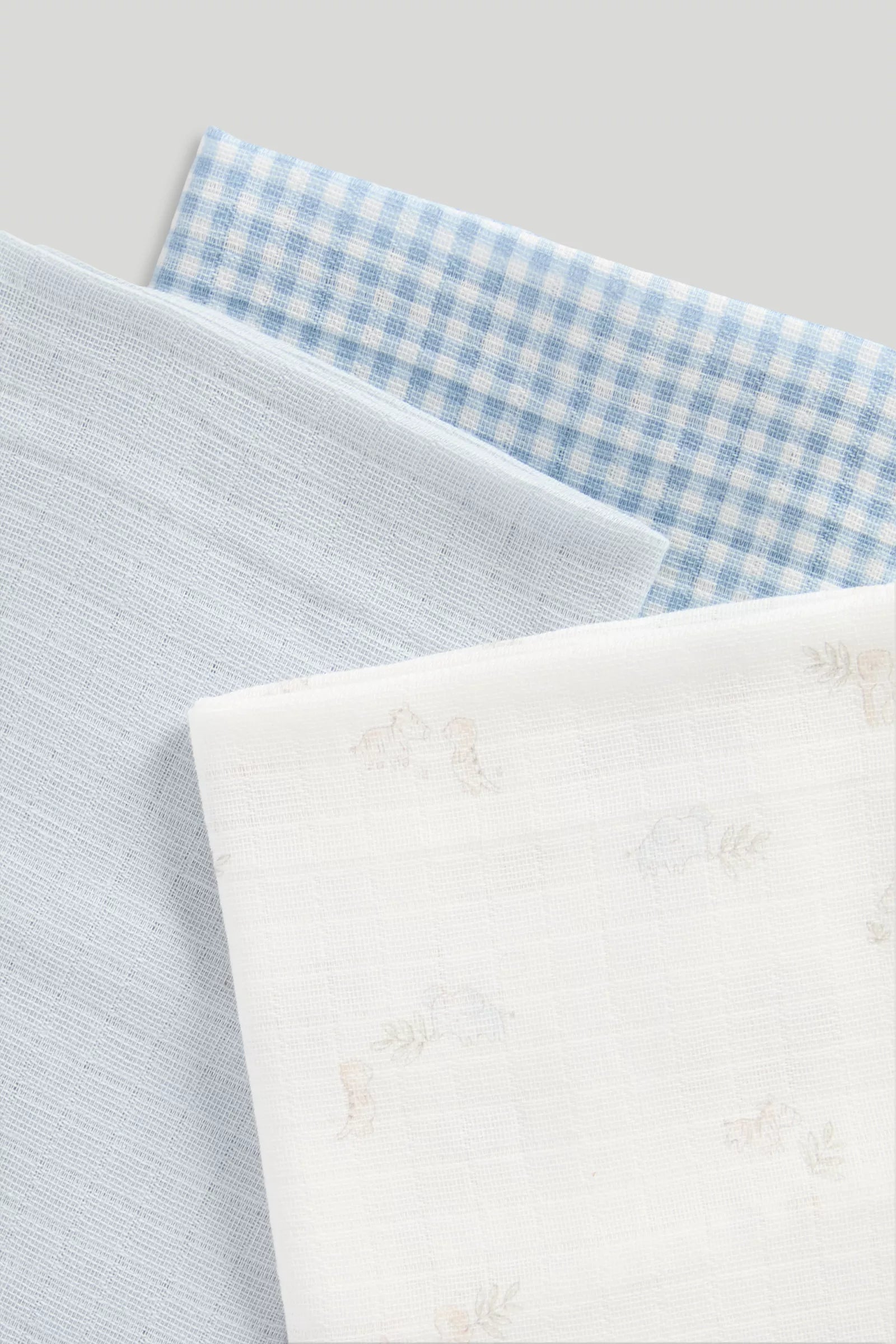 3 Pack Mothercare Muslin Cloths