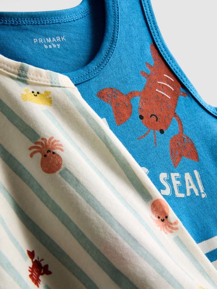 2pk Sealife Graphic Vests
