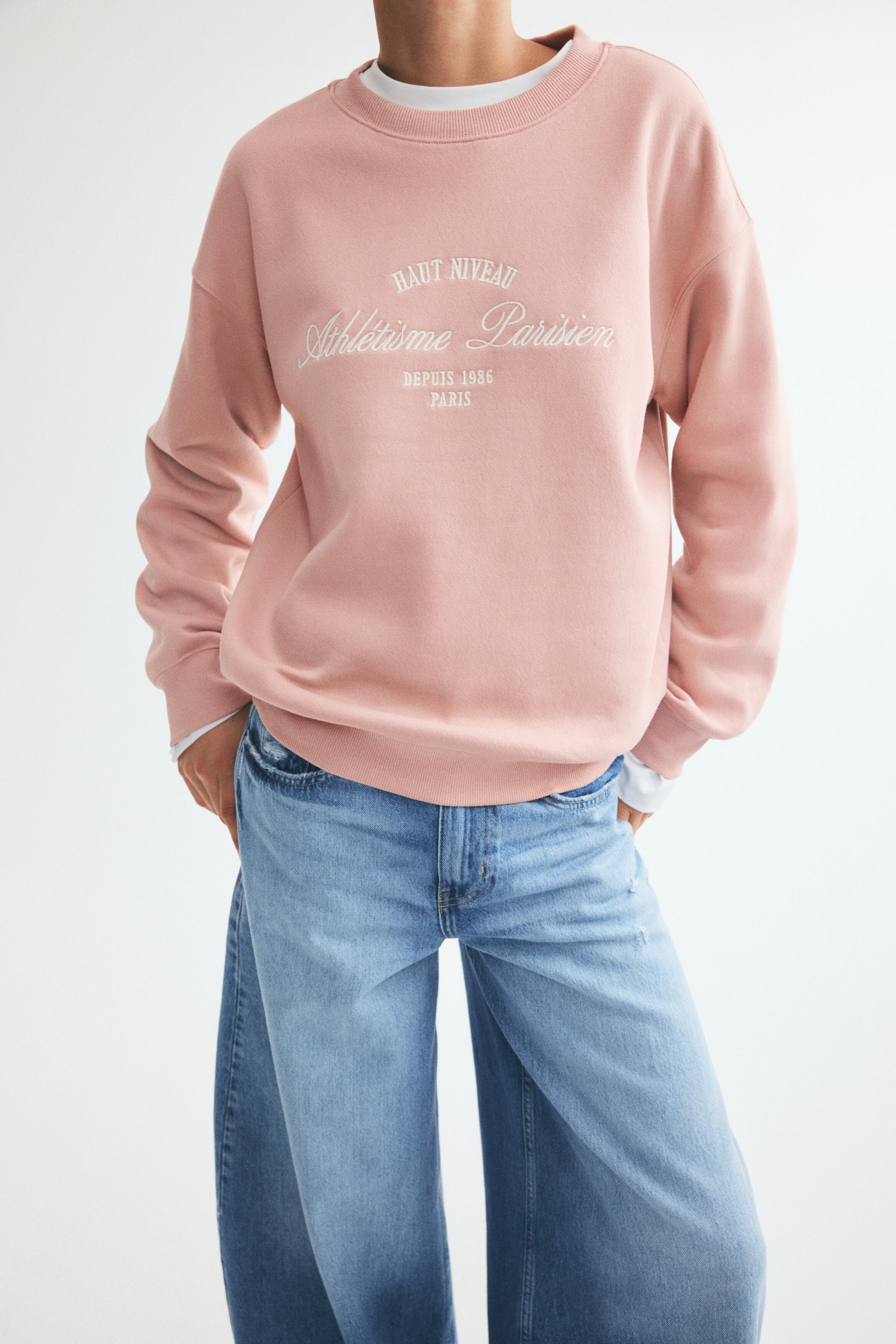 Text-motif sweatshirt