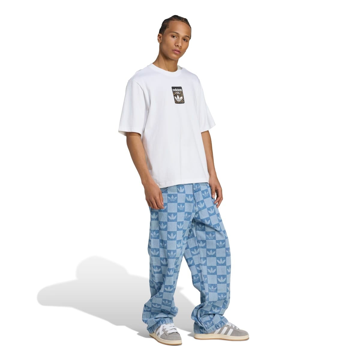 【ADIDAS ORIGINALS】Leo Oversized Tee オーバーサイズTシャツ adidas Leo Oversized Tee - White | Free Shipping with