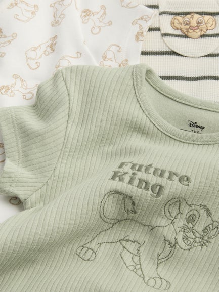 3pk Disney's The Lion King Newborn Bodysuits