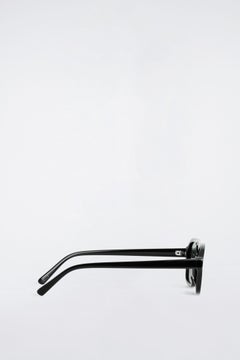 RECTANGULAR AVIATOR SUNGLASSES — Black dark 5