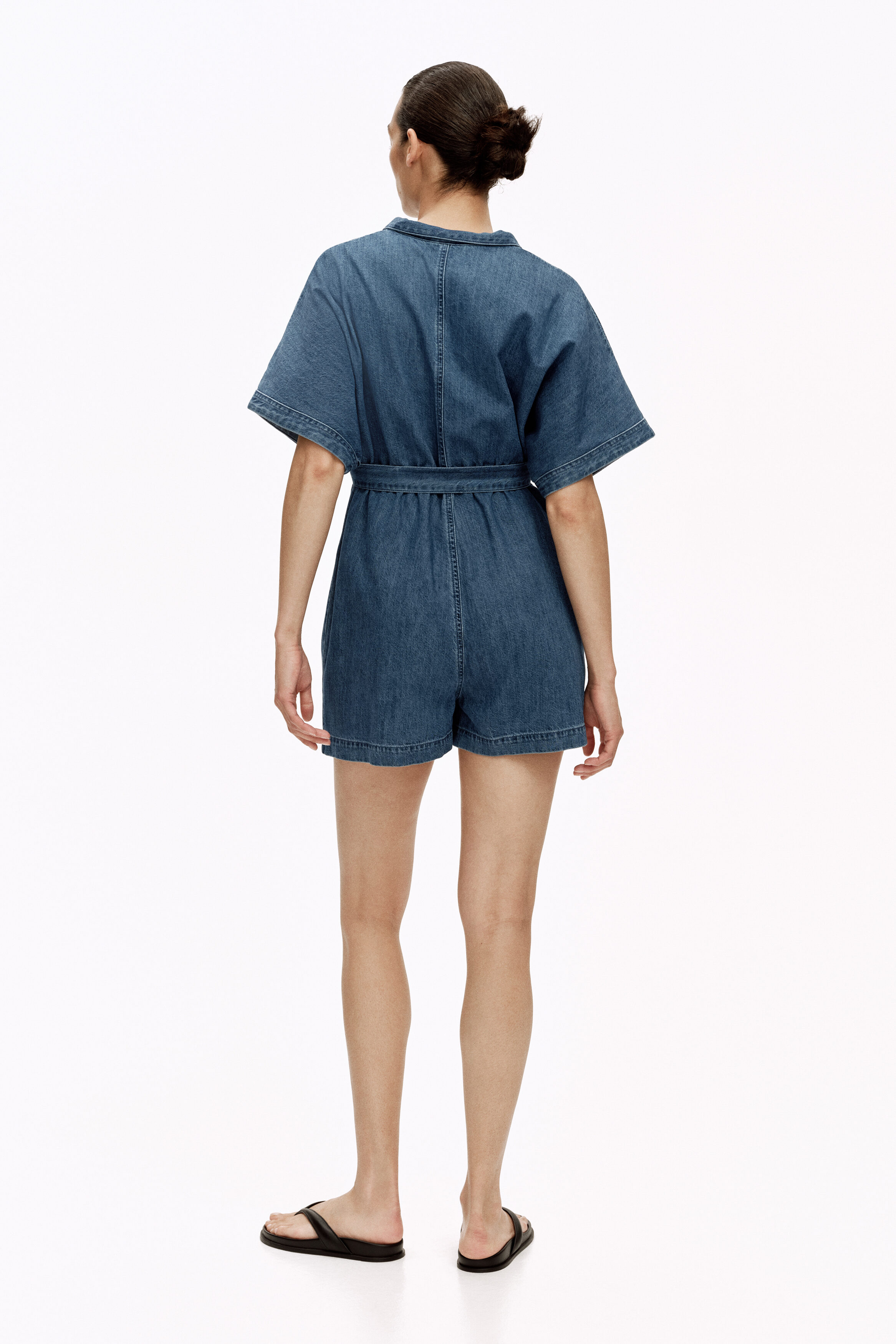 MAMA Denim playsuit