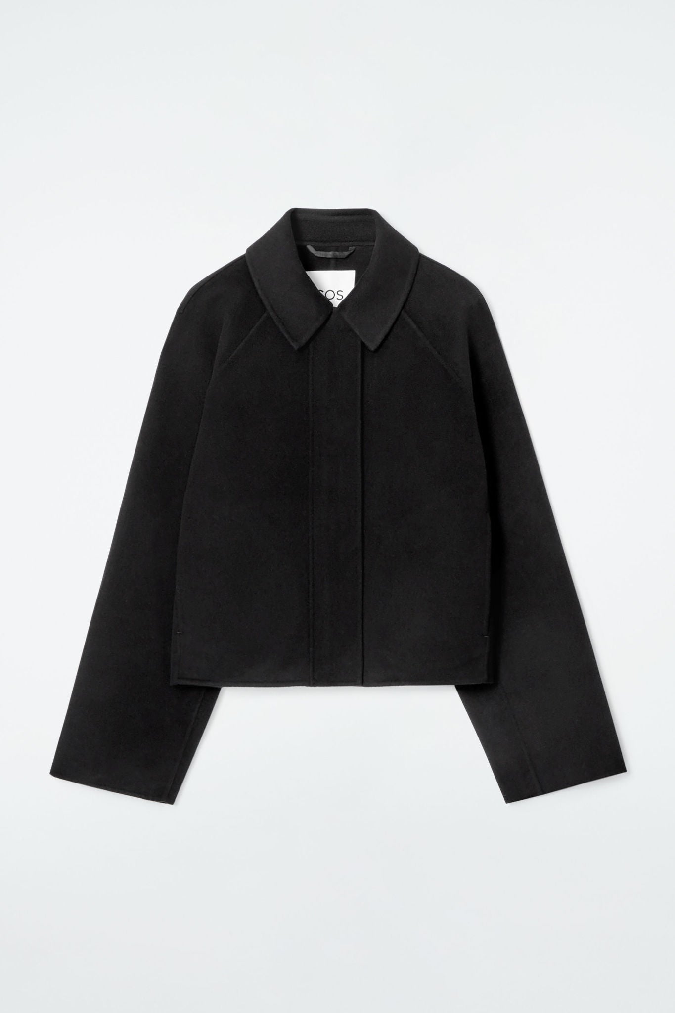 COS ダブルフェイスウール ショートジャケット SHORT DOUBLE-FACED WOOL JACKET ダブルフェイスウールショート