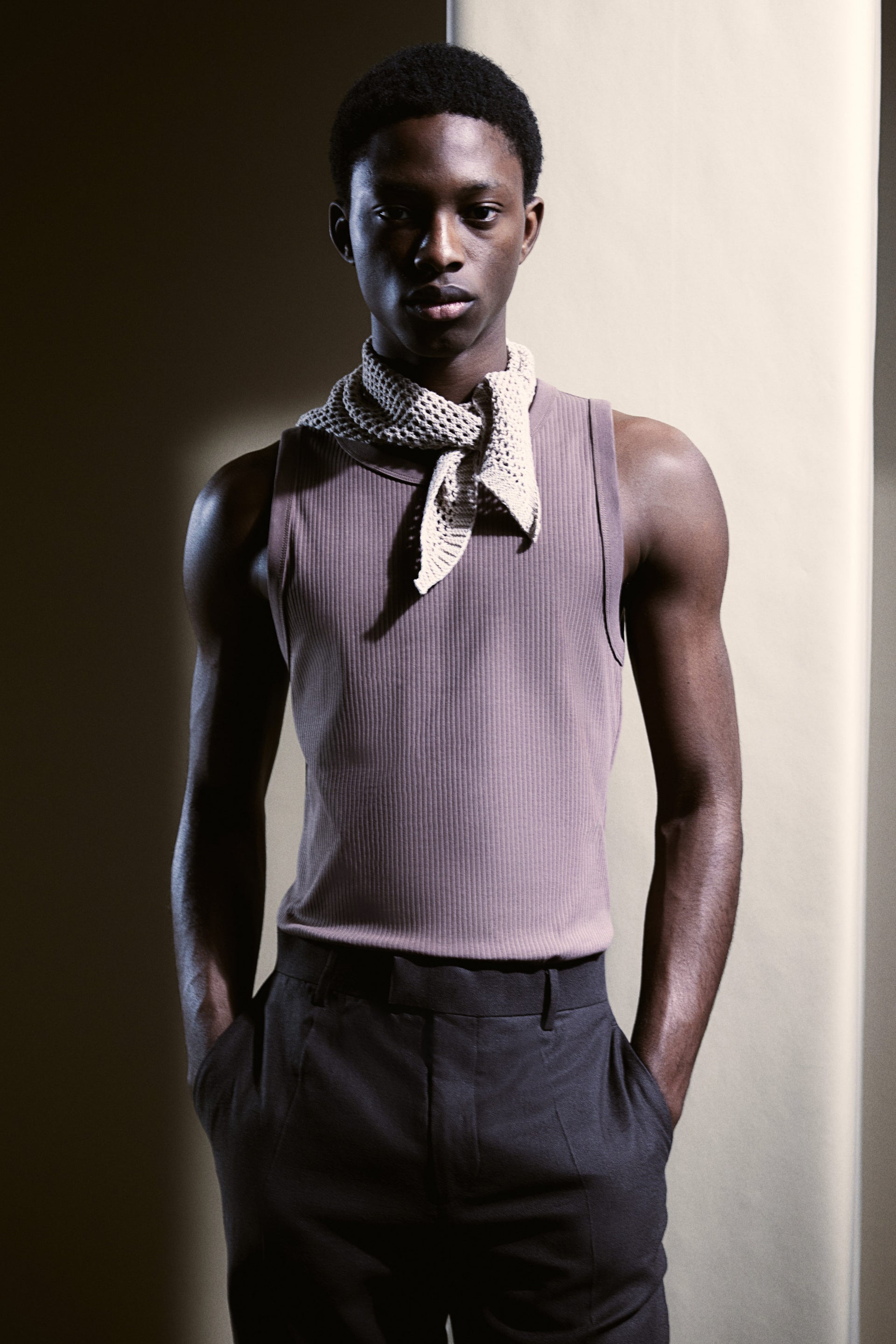 Slim Fit Ribbed vest top