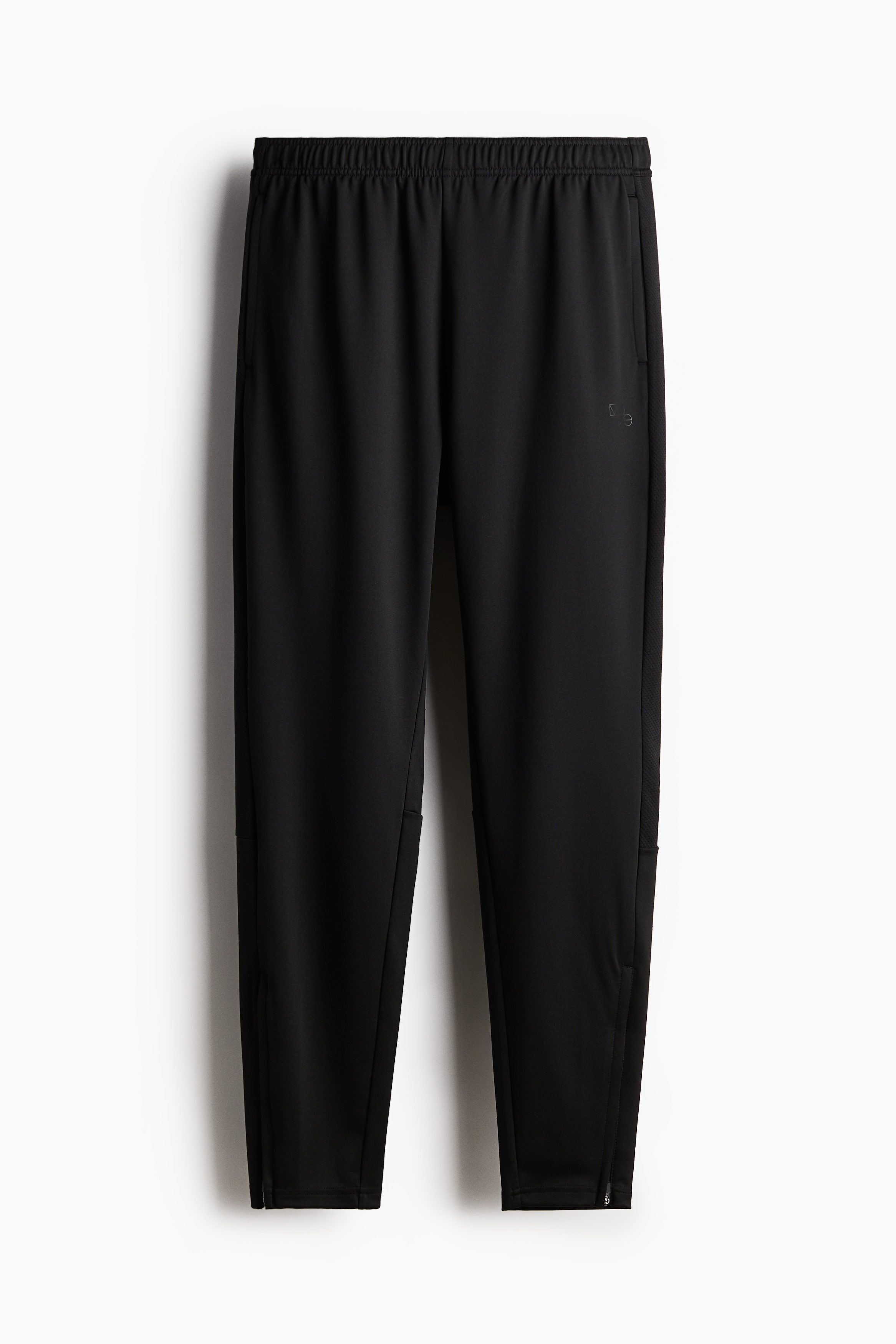 Black slim fit track pants online